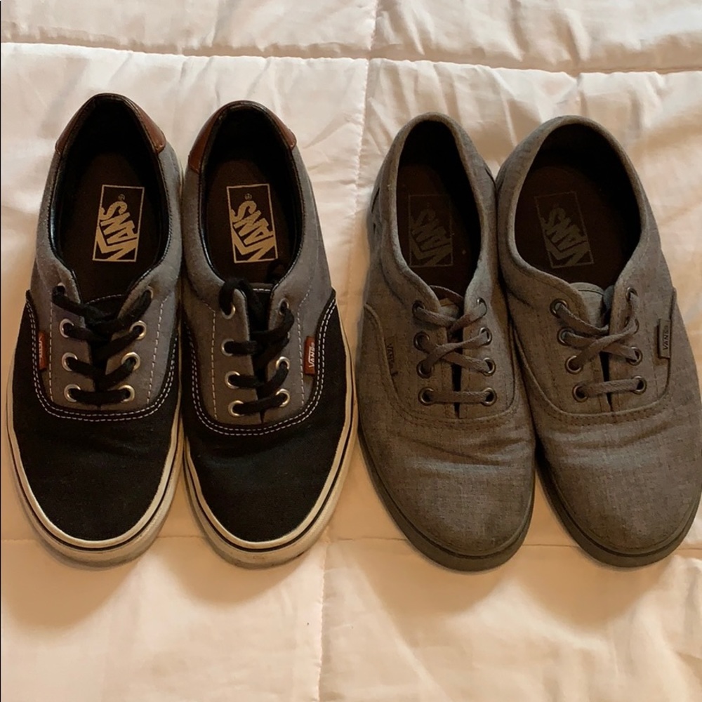 Vans Authentic (2 pairs) Men’s 6 women’s 7.5